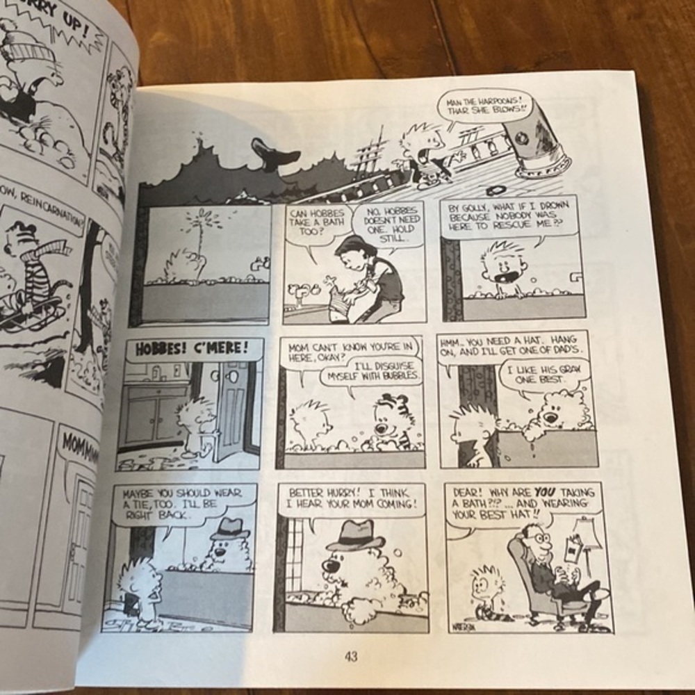 Calvin and Hobbes Volume 1 Comic Strip Collection Paperback Bill Watterson - Picture 4 of 5